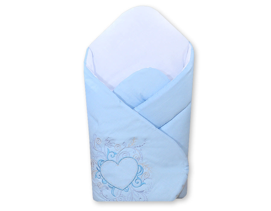 Babynest with stiffening - Chic blue