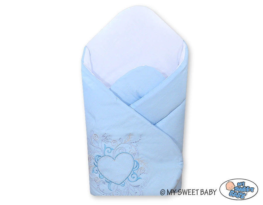 Babynest with stiffening - Chic blue