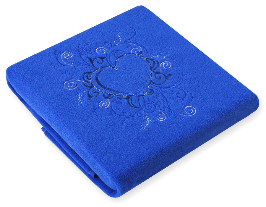 Polar fleece blanket for babies - Chic navy blue