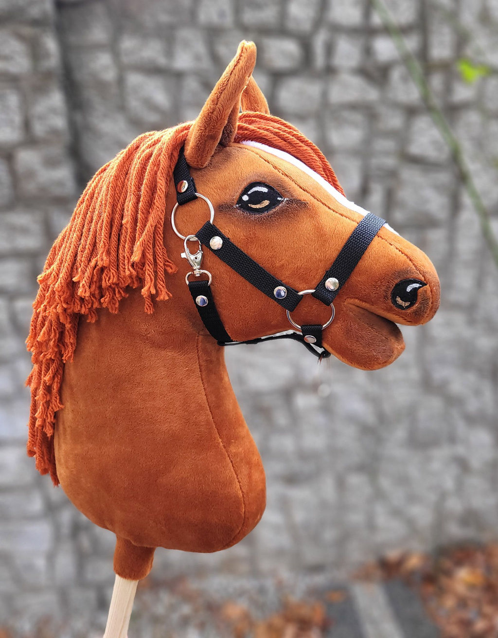 Horse on a stick Super Hobby Horse Premium  - chestnut horse A3