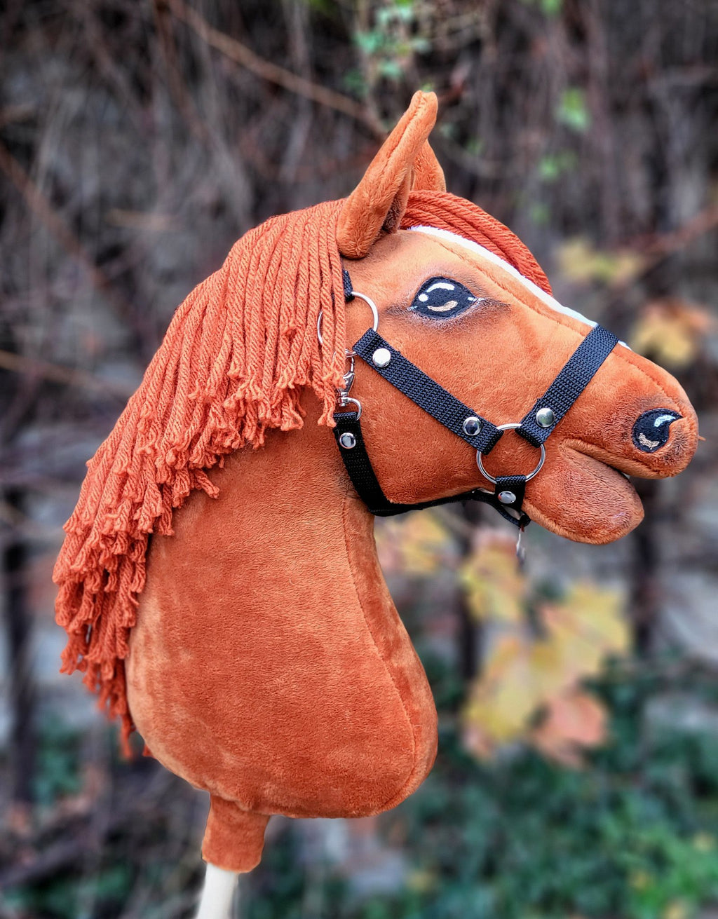 Horse on a stick Super Hobby Horse Premium  - chestnut horse A3
