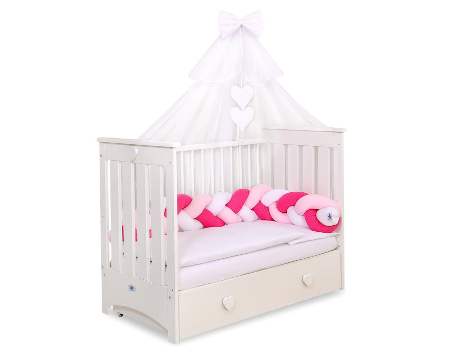 Mosquito-net made of chiffon- white