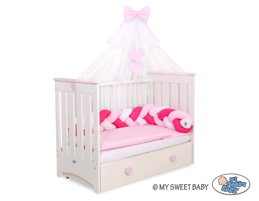 Mosquito-net made of chiffon- white