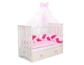 Mosquito-net made of chiffon- white