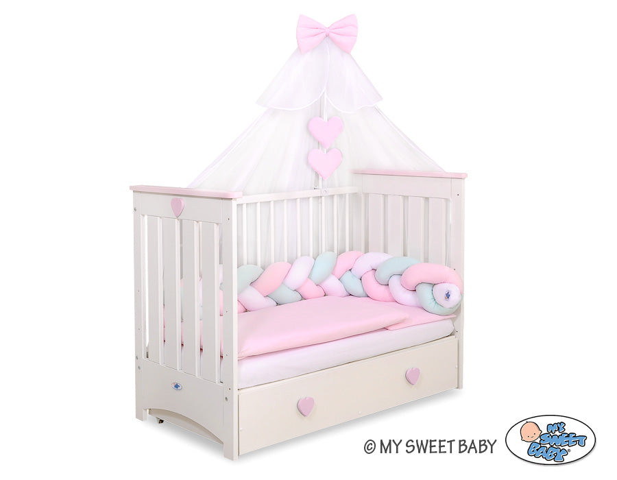 Mosquito-net made of chiffon- white