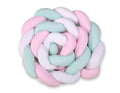 Knot bumper XXL-  white-pink-mint