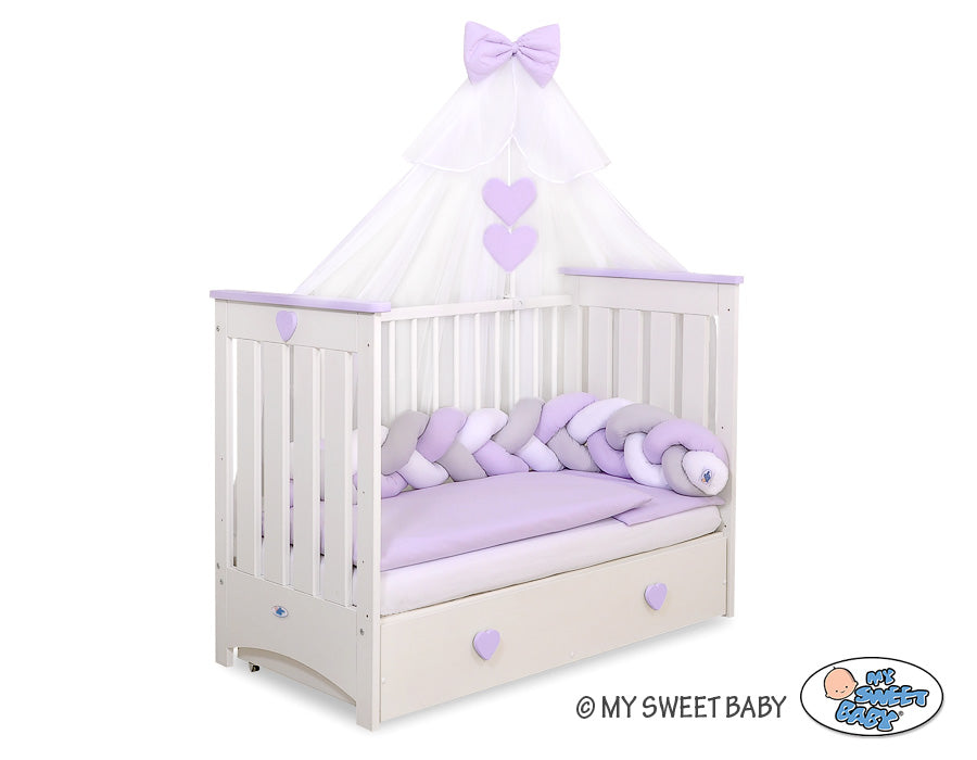 Mosquito-net made of chiffon- white