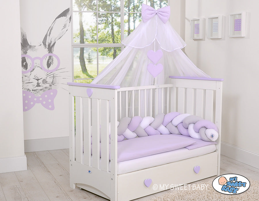 Mosquito-net made of chiffon- white