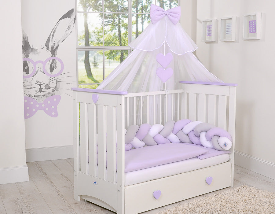 Mosquito-net made of chiffon- white