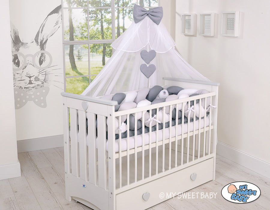 Mosquito-net made of chiffon- white