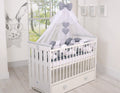 Mosquito-net made of chiffon- white