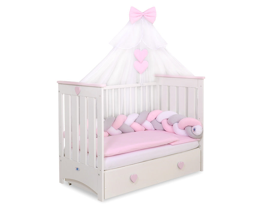 Mosquito-net made of chiffon- white