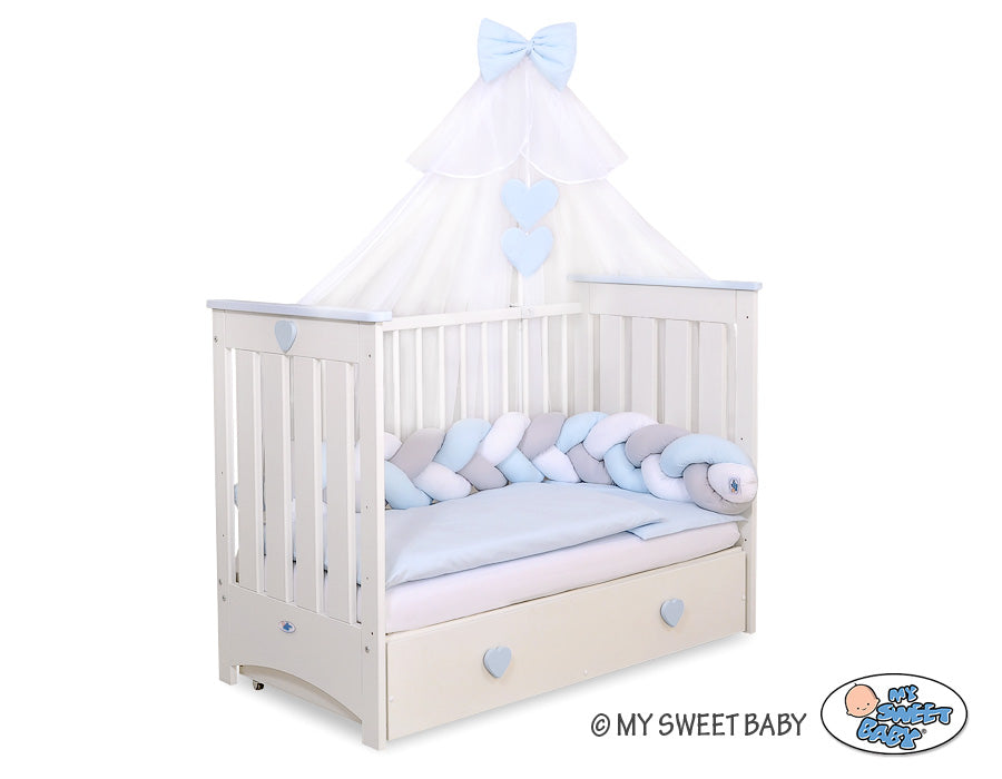Mosquito-net made of chiffon- blue