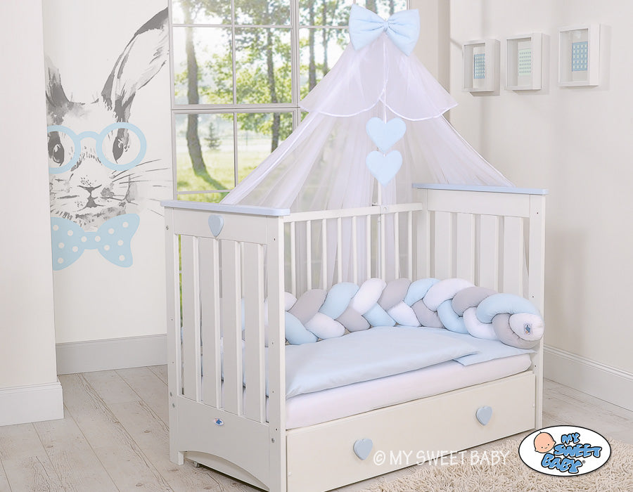 Mosquito-net made of chiffon- blue