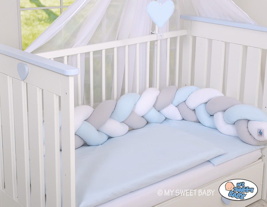 Mosquito-net made of chiffon- blue