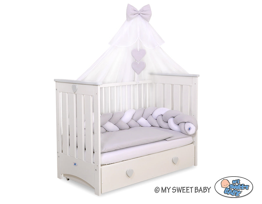 Mosquito-net made of chiffon- white