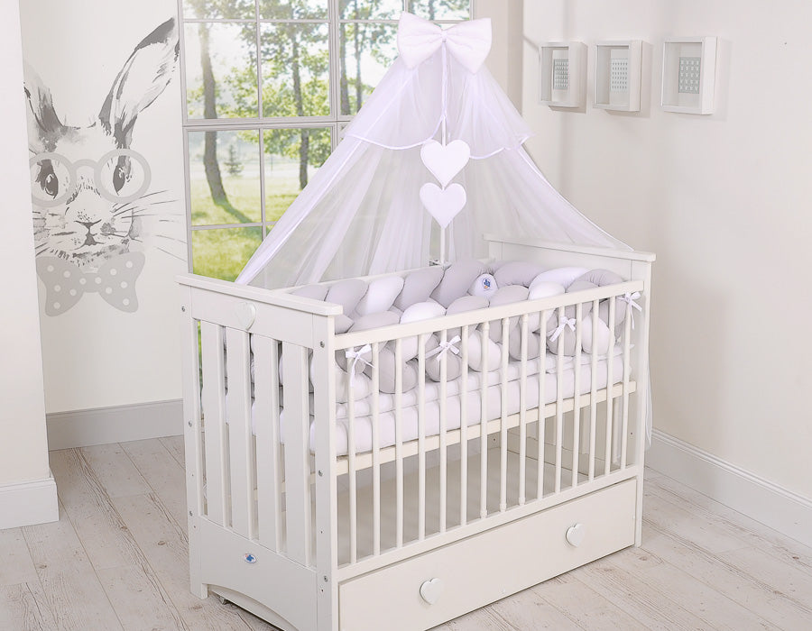 Knot bumper XXL- white-gray