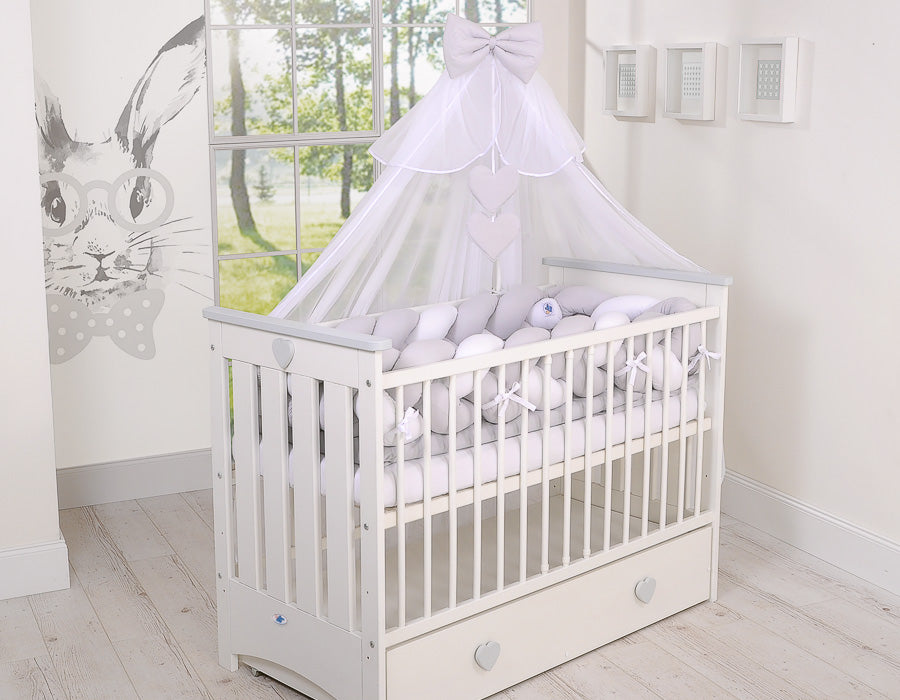 Knot bumper XXL- white-gray