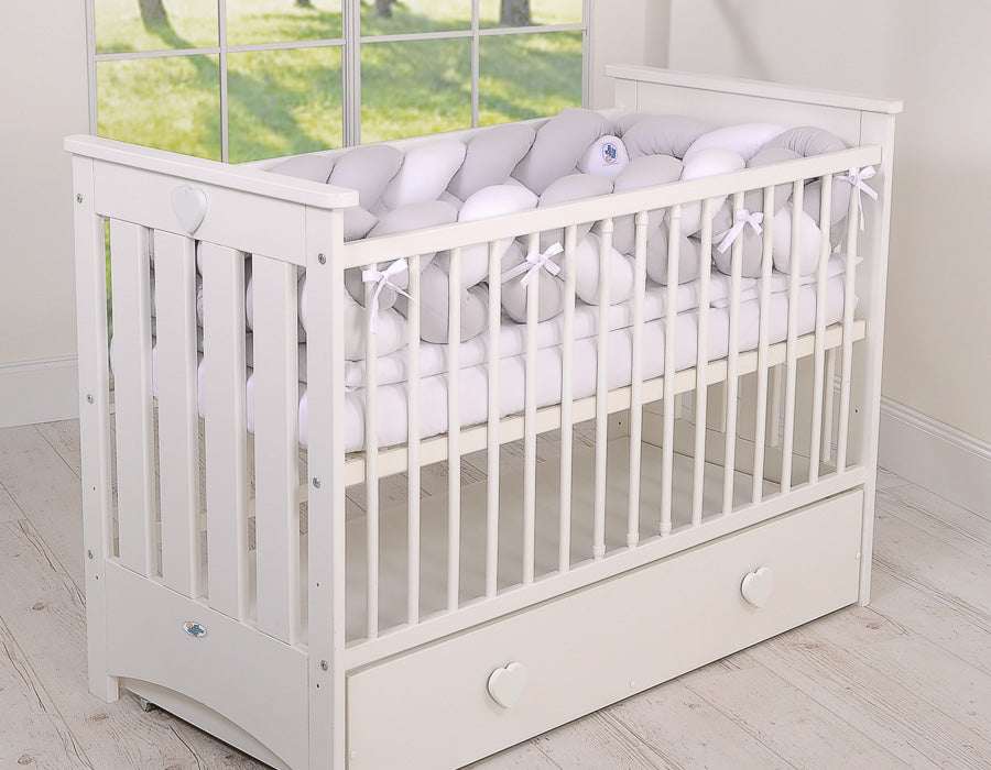 Knot bumper XXL- white-gray