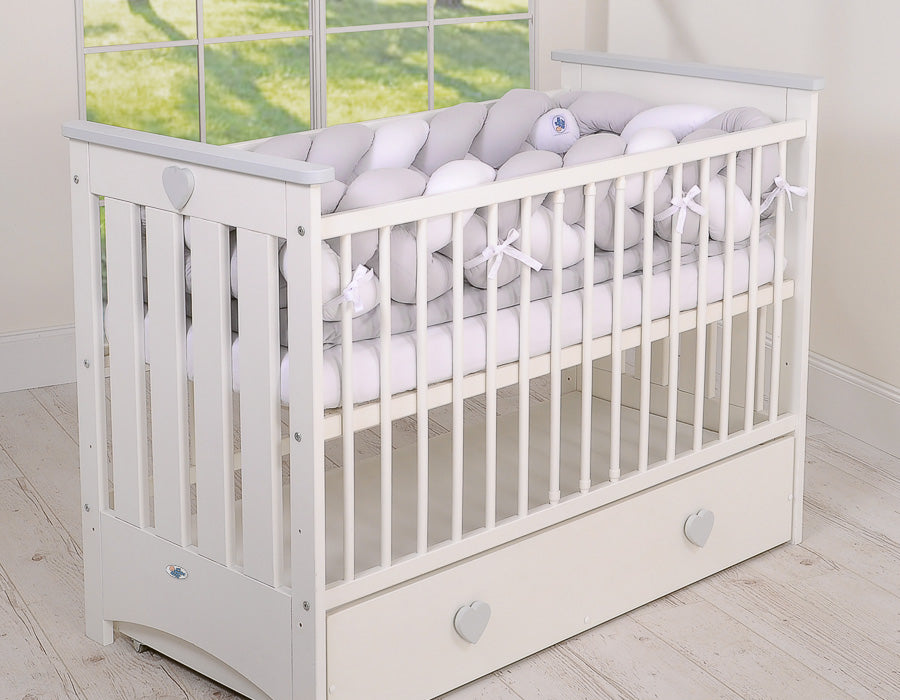 Knot bumper XXL- white-gray