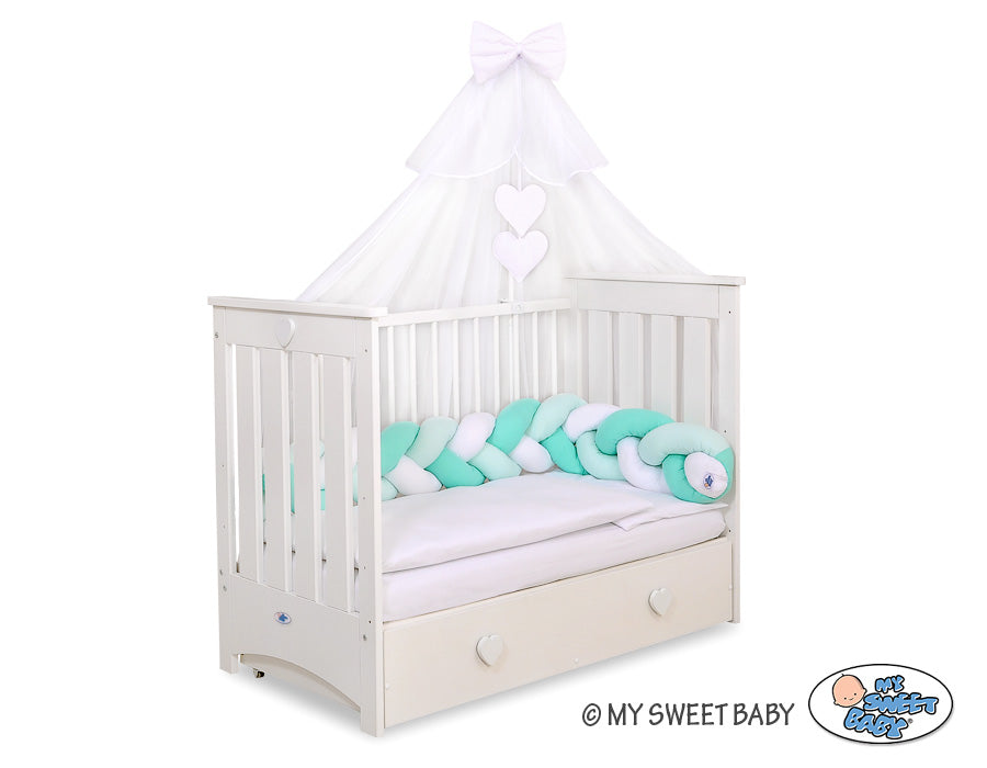 Mosquito-net made of chiffon- white