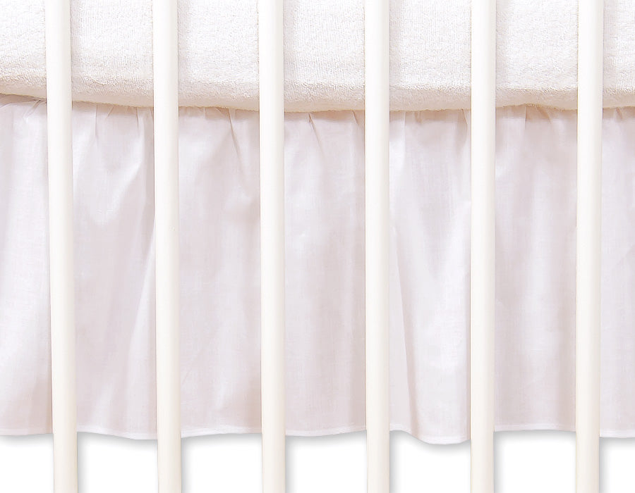 Dust Ruffle-Masking flounce 120x60cm- Hanging Hearts white