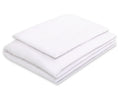 Cotton children's bedding set 2 pieces pillowcase 60x40 cm and duvet cover 135x100 cm - white