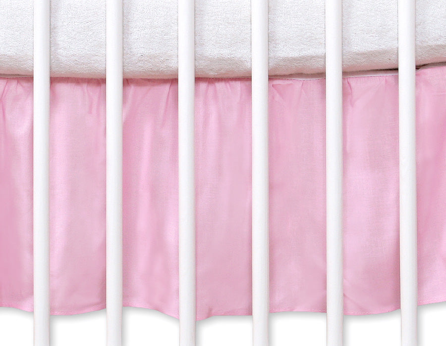 Dust Ruffle-Masking flounce 140x70cm- Hanging Hearts pink