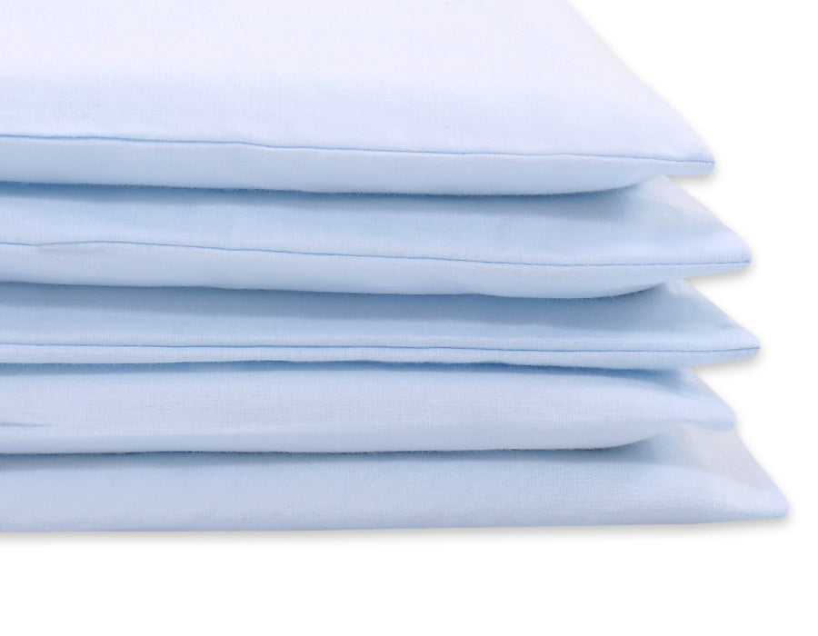 Cotton children's bedding set 2 pieces pillowcase 60x40 cm and duvet cover 135x100 cm - blue