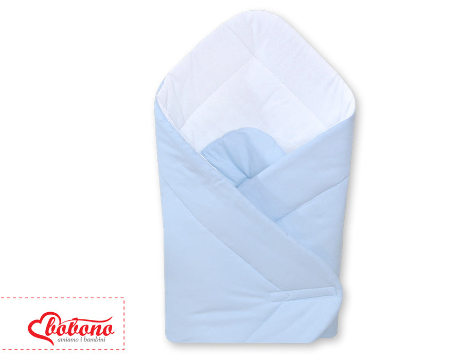 Babynest with stiffening- Hanging Hearts blue
