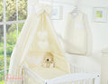 Canopy made of fabric- Hanging Hearts cream