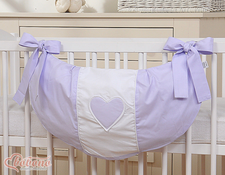 Toys bag- Hanging Hearts lilac