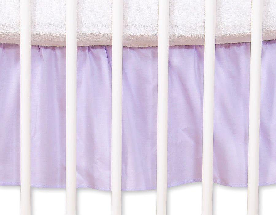 Dust Ruffle-Masking flounce 120x60cm- Hanging Hearts lilac