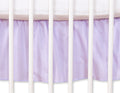 Dust Ruffle-Masking flounce 140x70cm- Hanging Hearts lilac