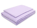 Cotton children's bedding set 2 pieces pillowcase 60x40 cm and duvet cover 135x100 cm - lilac