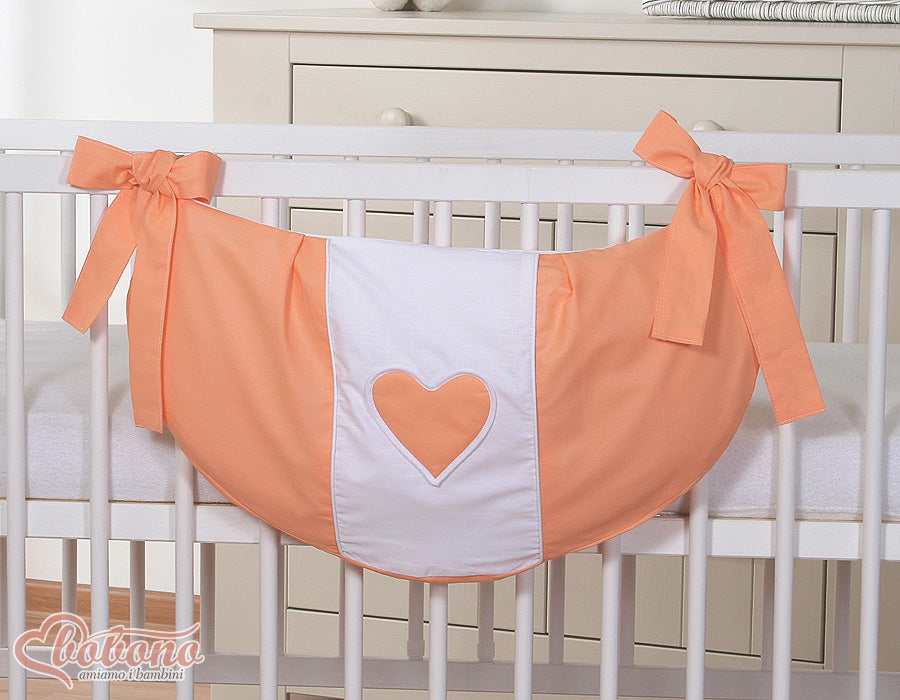 Toys bag- Hanging Hearts orange