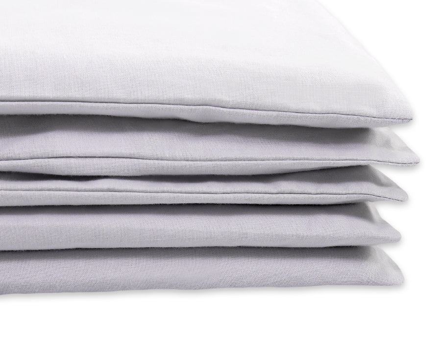 Cotton children's bedding set 2 pieces pillowcase 60x40 cm and duvet cover 135x100 cm - gray