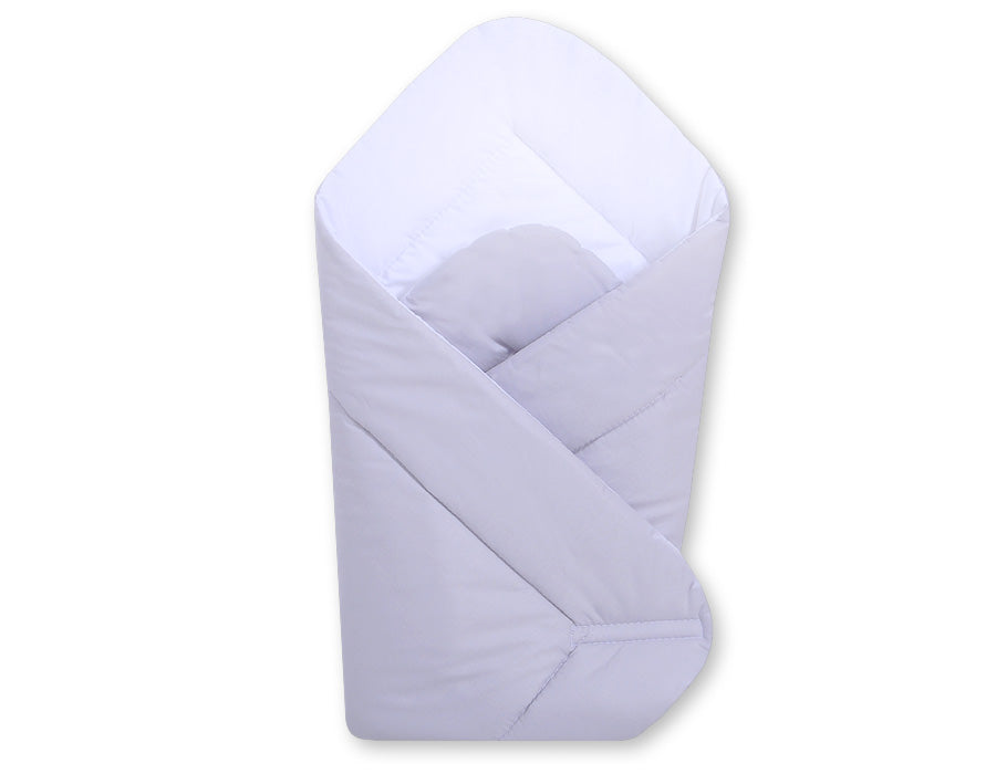 Babynest with stiffening- Hanging Hearts grey