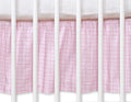 Dust Ruffle-Masking flounce 120x60cm- Hkanging Hearts pink checkered
