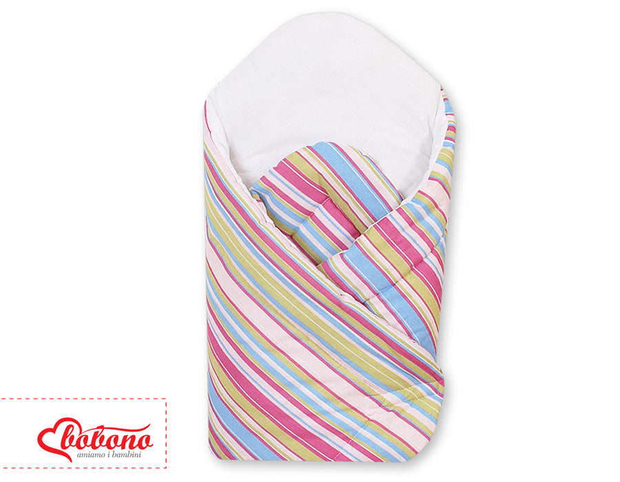 Baby nest with stiffenig- Basic lilac strips