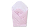 Babynest with stiffening- Hanging Hearts white polka dots on pink