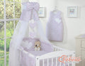 Canopy made of Chiffon- Hanging Hearts pink flowers