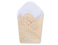 Babynest with stiffening- white dots on beige