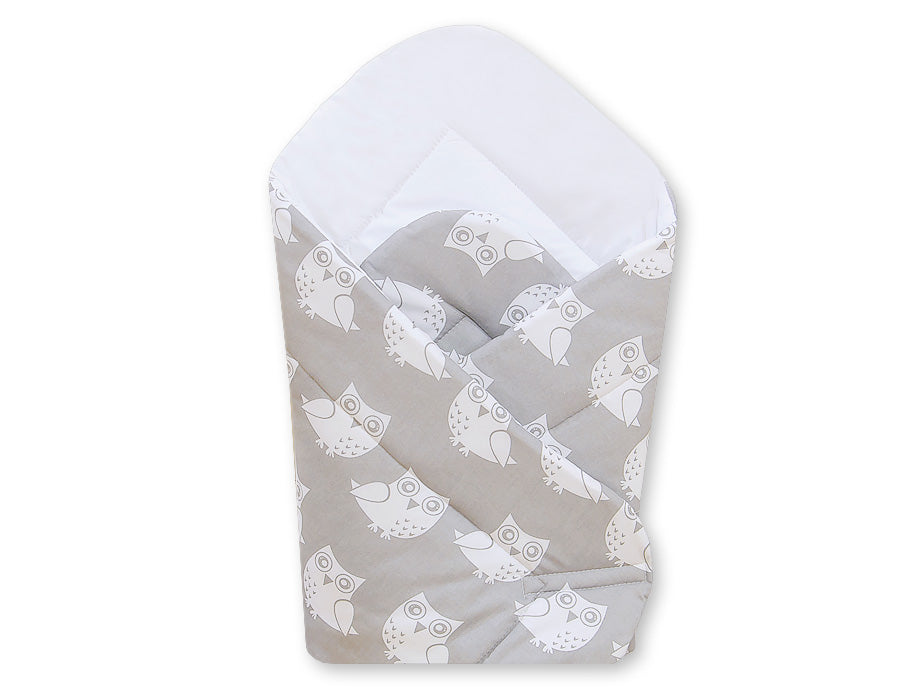Baby nest- Simple owls grey