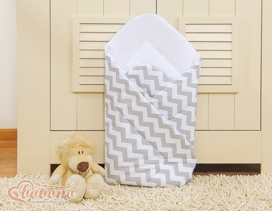 Baby nest- Simple chevron grey