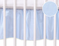 Dust Ruffle-Masking flounce 140x70cm- Hanging Hearts blue strips