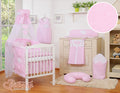 Canopy made of Chiffon- Hanging Hearts rosa strips