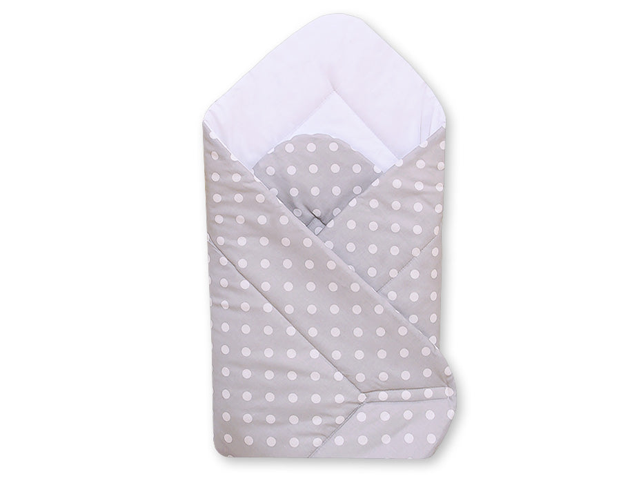 Babynest - white dots on grey