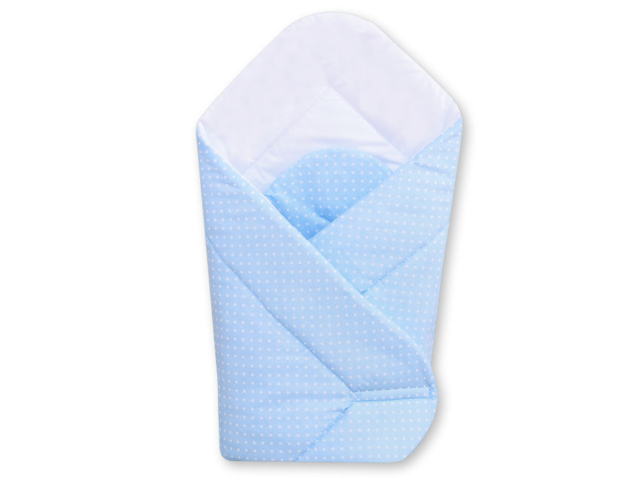 Babynest - white pola dots on blue
