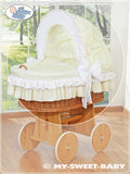 Cover set 4 pcs for Moses Masket/Wicker crib no. 58962-135 or 78962-135